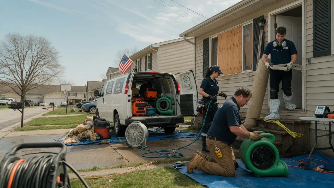 Water Damage Restoration in Cordova, NC near me